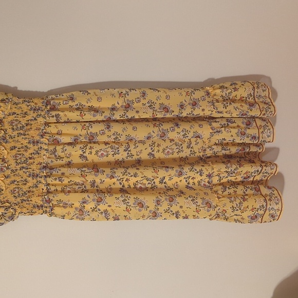 Max studio yellow floral dress - Picture 6 of 7